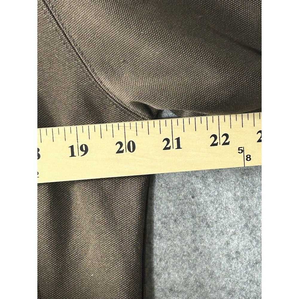 Men's Vintage Y2K Old Navy Brown Full Zip Track Jacket Size M Arm Stripe 80s 90s - Picture 5 of 7